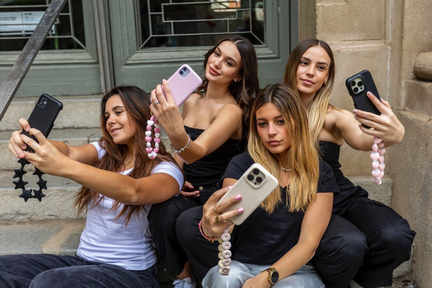 Funda de móvil Piel Negra