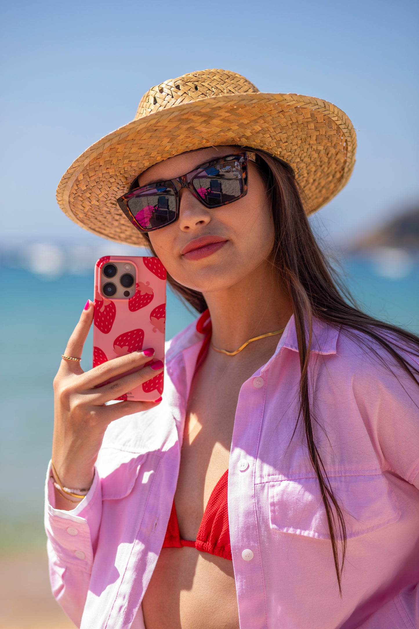 Funda de móvil Fresas