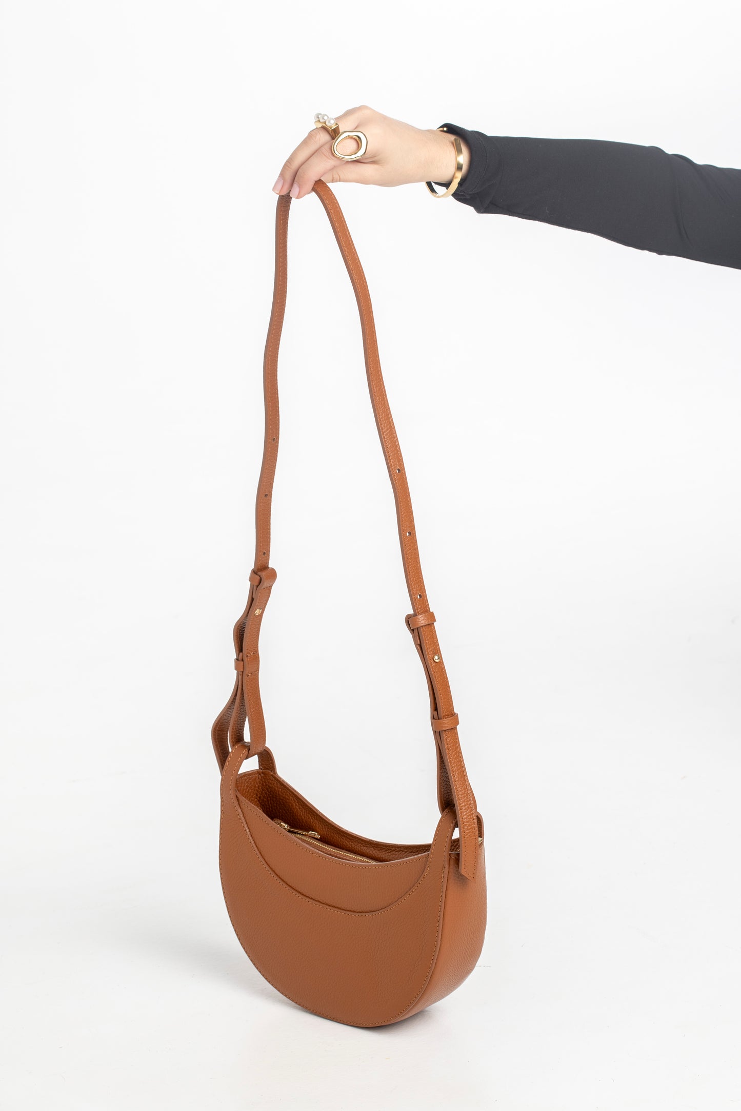 Bolso Medialuna Camel