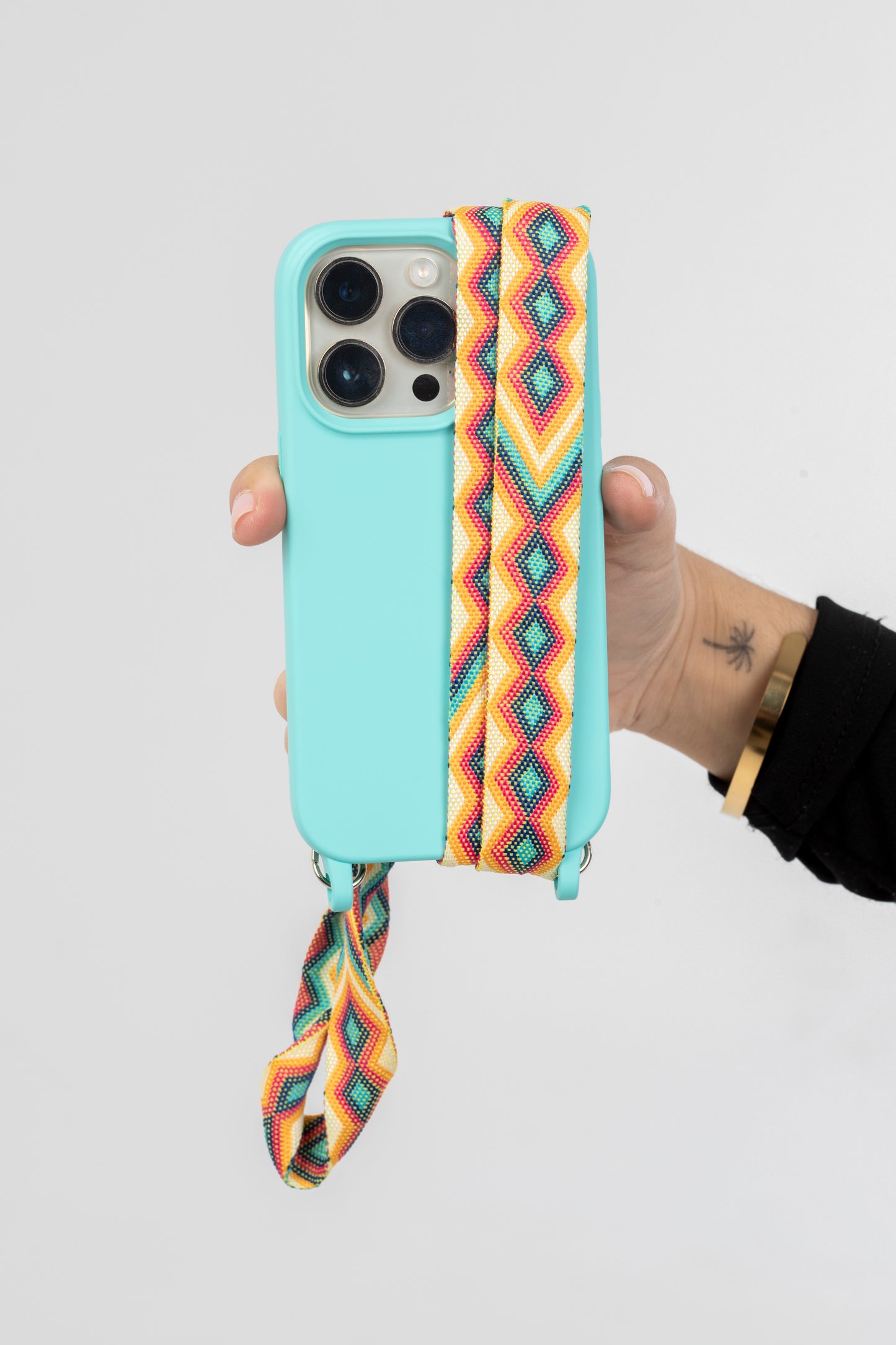 Correa de móvil Étnica Amarilla