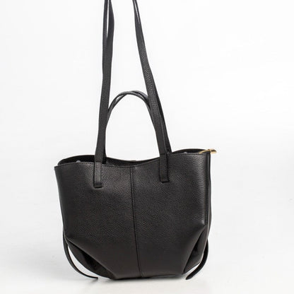 Bolso Tote Piel Negro