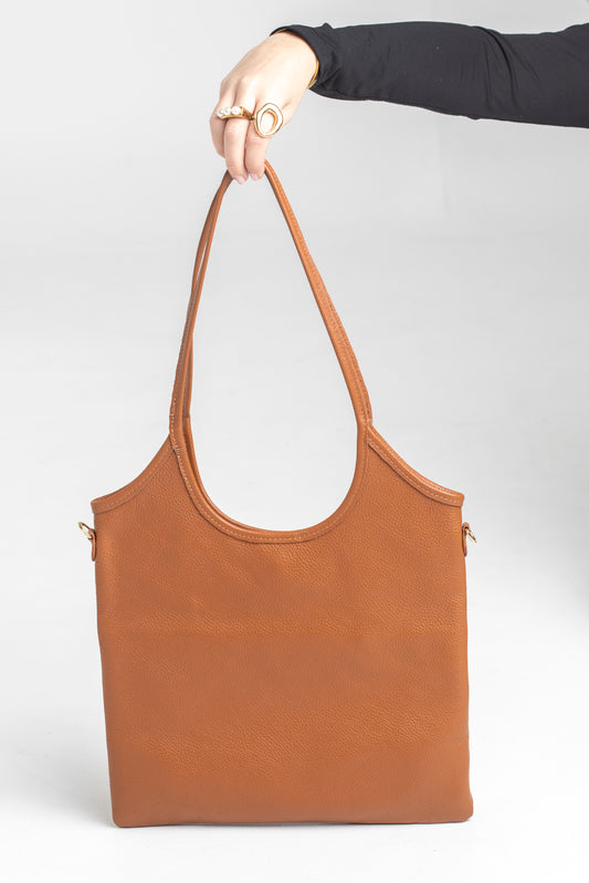 Bolso Personalizado Piel Asas Camel