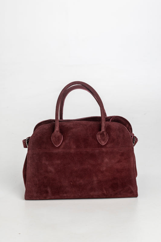 Bolso Shopper Ante Granate