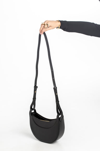 Bolso Medialuna Negro