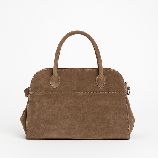 Bolso Shopper Ante Marrón