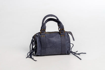 Bolso Piel City Azul Pizarra